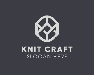 Geometric Grey Symbol logo design