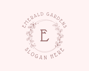 Wreath Leaf Boutique logo design