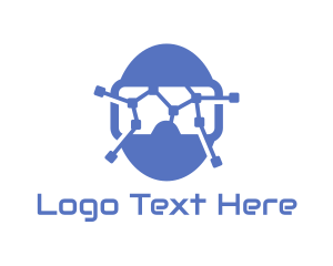 Connection - VR Circuit Goggles logo design