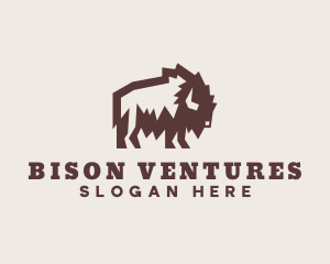 Bison - Bison Animal Ranch logo design