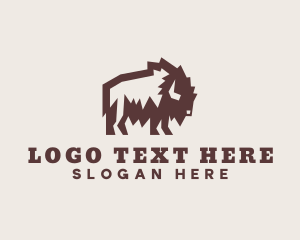 Animal - Bison Animal Ranch logo design