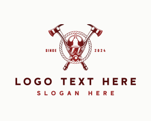 Firefighter - Firefighter Mask Helmet logo design