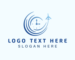 Airplane Time Travel Logo