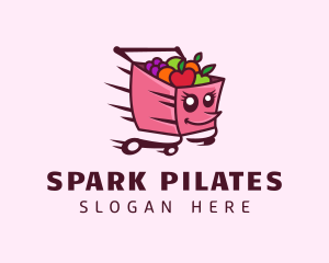 Box - Grocery Delivery Cart logo design