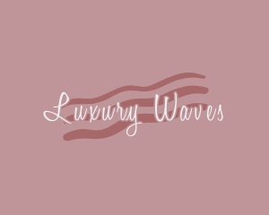 Signature Cosmetic Waves logo design