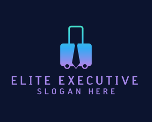 Businessman - Businessman Necktie Luggage logo design