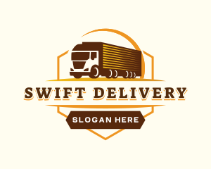 Truck Logistic Courier logo design