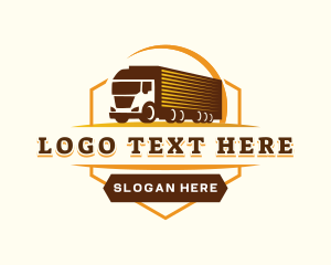 Logistics - Truck Logistic Courier logo design