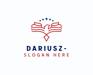 Stars - Military Patriotic Eagle logo design