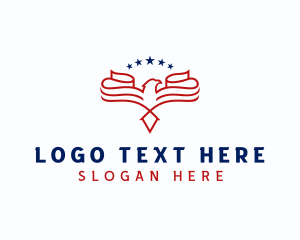 Political - Military Patriotic Eagle logo design