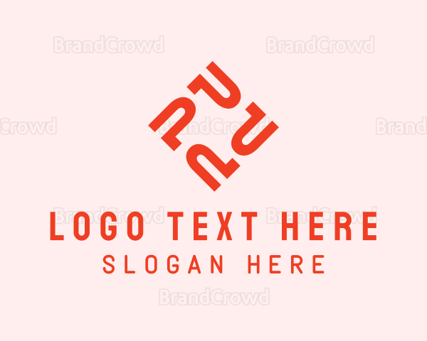 Tech Business Letter P Logo