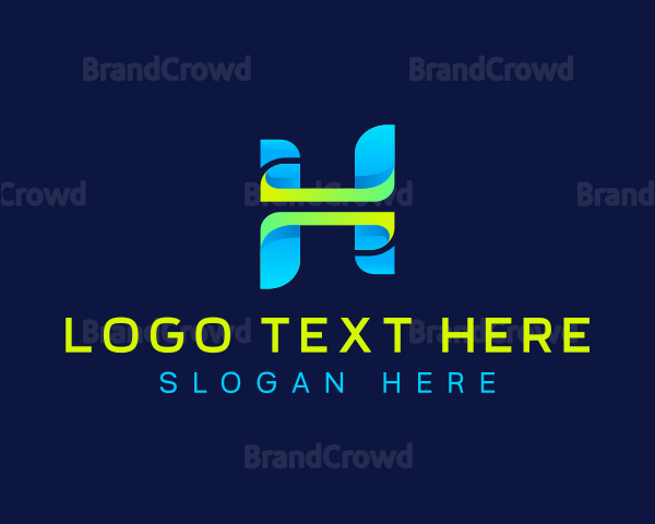 Tech Multimedia Letter H Logo