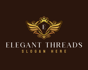 Luxury Shield Crown logo design