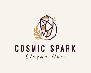 Cosmic Precious Stone logo design