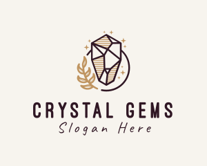 Cosmic Precious Stone logo design