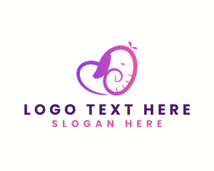 Nursery - Elephant Heart Care logo design