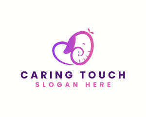 Care - Elephant Heart Care logo design