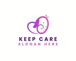 Elephant Heart Care logo design