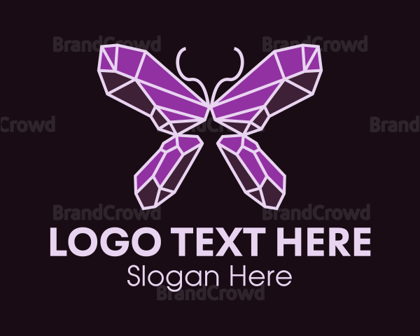 Crystal Gem Butterfly Logo