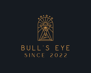 Mystic Hourglass Eye logo design