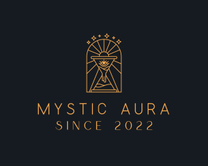 Mystic Hourglass Eye logo design