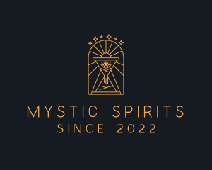 Mystic Hourglass Eye logo design