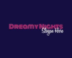 Neon Night Club logo design