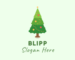 Christmas Tree Home Decoration Logo