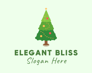 Christmas Tree Home Decoration Logo