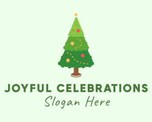 Festivity - Christmas Tree Home Decoration logo design
