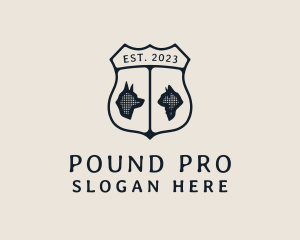 Pound - Rustic Animal Pet logo design