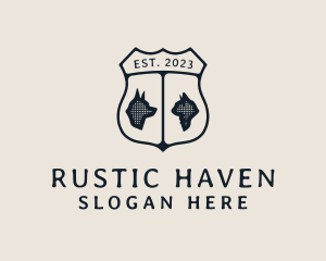 Rustic Animal Pet logo design