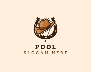 Country - Cowboy Horseshoe Rodeo logo design