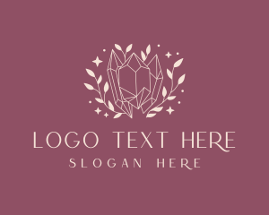 Wreath - Jewelry Crystal Sparkle logo design