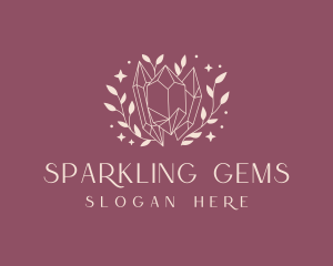 Jewelry Crystal Sparkle logo design