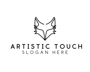 Wild Fox Animal logo design