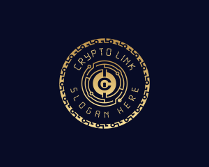 Digital Crypto Currency logo design