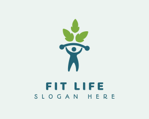 Natural Health Fitness logo design