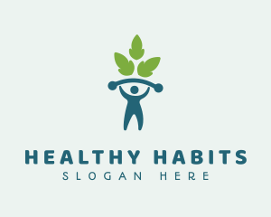 Natural Health Fitness logo design