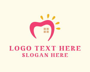 Molar - Sunny Heart Care logo design