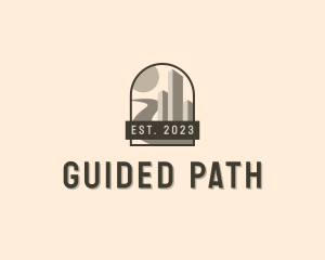 Pathway Building Road logo design