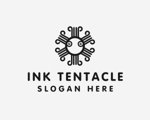 Octopus - Quirky Octopus Tentacles logo design