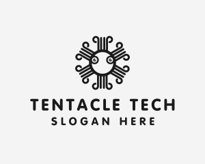 Tentacle - Quirky Octopus Tentacles logo design