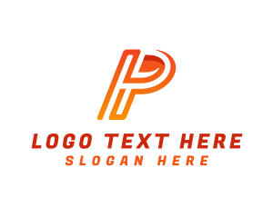 Printing - Generic Startup Letter P logo design