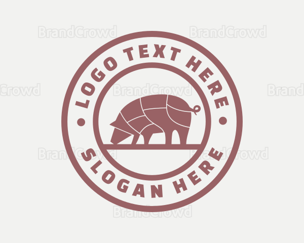 Pig Butcher Farm Logo