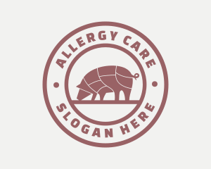 Pig Butcher Farm  logo design