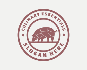 Pig Butcher Farm  logo design