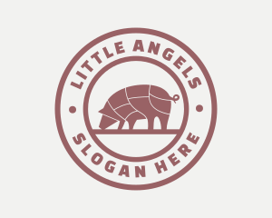 Pig Butcher Farm  logo design