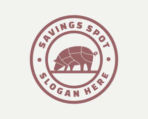 Pig Butcher Farm  logo design