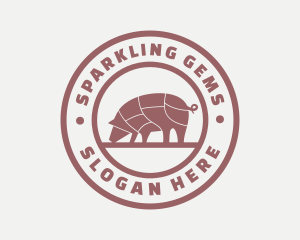 Pig Butcher Farm  logo design